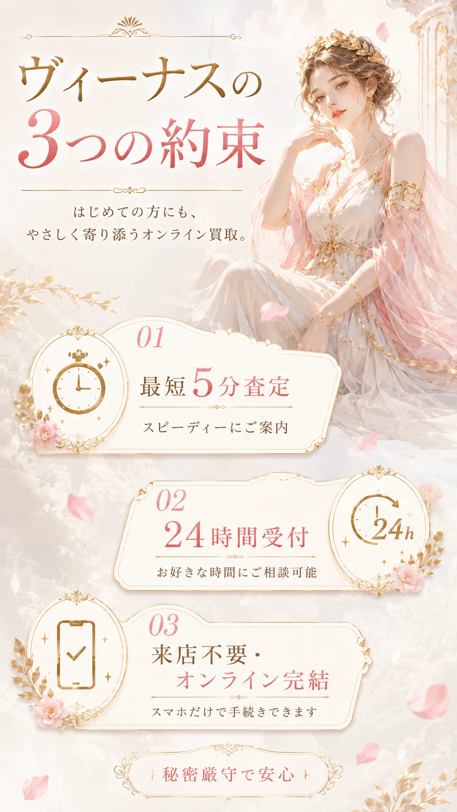 即金ヴィーナス 3つの約束のご案内画像